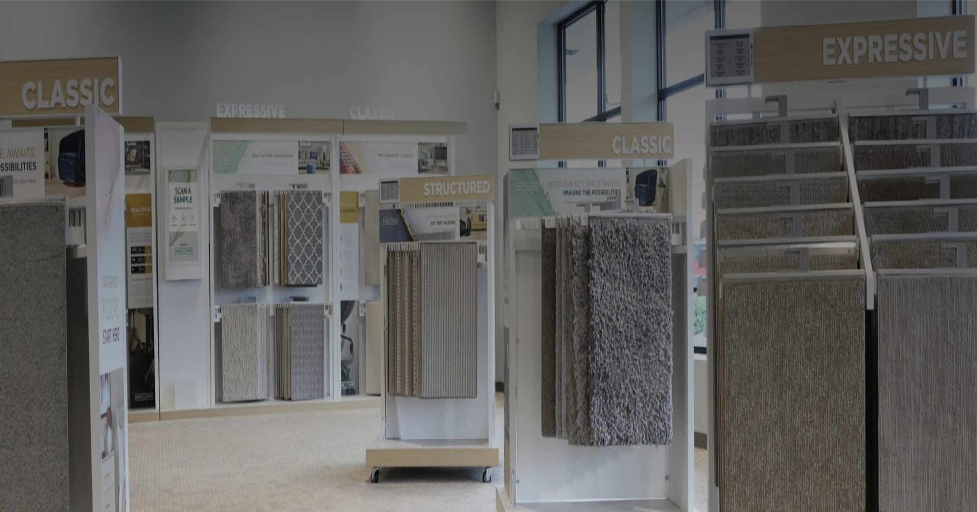 Room by Room Hardwood Flooring Showroom Display in Alabama